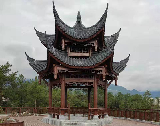 涼亭、防腐木涼亭、古建涼亭