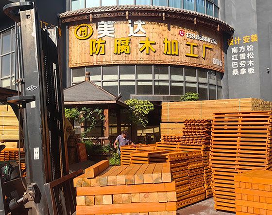 防腐木護(hù)欄